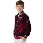 miami heat triple side stripes red black varsity jacket best selling.webp