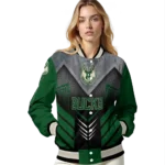 milwaukee bucks arrow layer green black varsity jacket best selling.webp