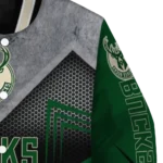 milwaukee bucks arrow layer green black varsity jacket best selling.webp