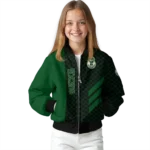 milwaukee bucks triple side stripes green black bomber jacket best selling