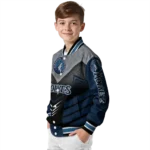 minnesota timberwolves arrow layer midnight blue black varsity jacket best selling.webp