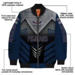 new orleans pelicans arrow layer navy black bomber jacket best selling