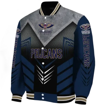 new orleans pelicans arrow layer navy black varsity jacket best selling.webp
