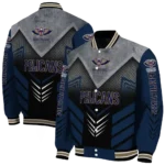 new orleans pelicans arrow layer navy black varsity jacket best selling.webp