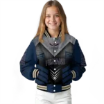 new orleans pelicans arrow layer navy black varsity jacket best selling.webp