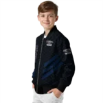 new orleans pelicans triple side stripes navy black bomber jacket best selling