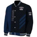 new orleans pelicans triple side stripes navy black varsity jacket best selling.webp