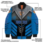 new york knicks arrow layer blue black bomber jacket best selling