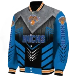 new york knicks arrow layer blue black varsity jacket best selling.webp