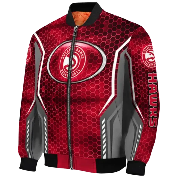 personalized atlanta hawks power plate red bomber jacket best selling
