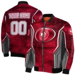 personalized atlanta hawks power plate red bomber jacket best selling
