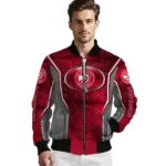 personalized atlanta hawks power plate red bomber jacket best selling