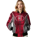 personalized atlanta hawks power plate red bomber jacket best selling