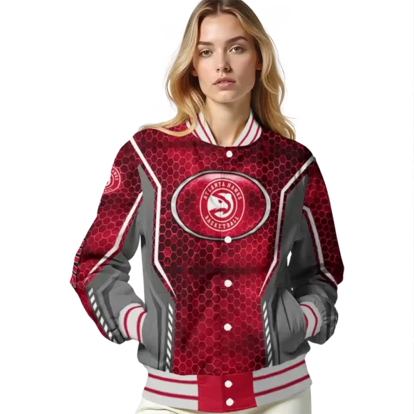 personalized atlanta hawks power plate red varsity jacket latest model.webp