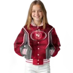 personalized atlanta hawks power plate red varsity jacket best selling.webp