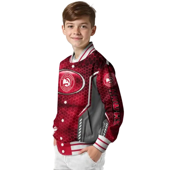 personalized atlanta hawks power plate red varsity jacket trendy.webp