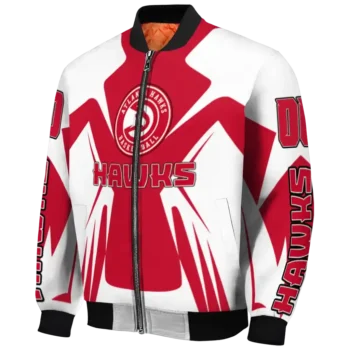 personalized atlanta hawks spider mark red bomber jacket best selling.webp