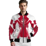 personalized atlanta hawks spider mark red bomber jacket best selling.webp