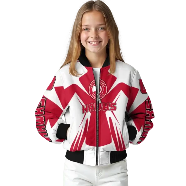 personalized atlanta hawks spider mark red bomber jacket top rated.webp