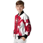 personalized atlanta hawks spider mark red bomber jacket best selling.webp