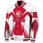 personalized atlanta hawks spider mark red varsity jacket best selling.webp