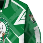 personalized boston celtics chevron angles green varsity jacket best selling.webp