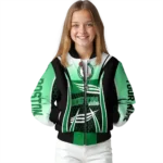 personalized boston celtics mesh effect green black bomber jacket best selling