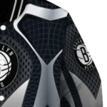 personalized brooklyn nets mesh chest black varsity jacket best selling.webp