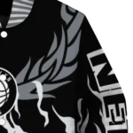 personalized brooklyn nets winged blaze black white varsity jacket best selling.webp