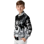 personalized brooklyn nets winged blaze black white varsity jacket best selling.webp