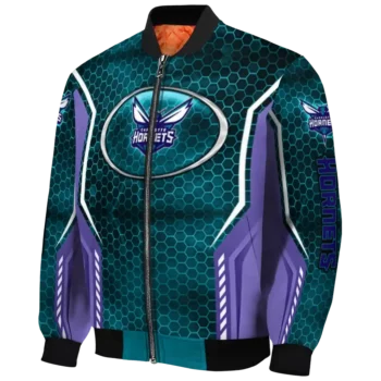 personalized charlotte hornets power plate teal bomber jacket best selling