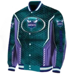 personalized charlotte hornets power plate teal varsity jacket best selling.webp