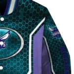 personalized charlotte hornets power plate teal varsity jacket best selling.webp