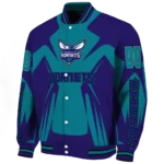 personalized charlotte hornets spider mark teal varsity jacket best selling.webp