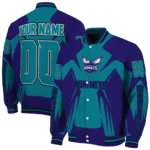 personalized charlotte hornets spider mark teal varsity jacket best selling.webp
