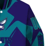 personalized charlotte hornets spider mark teal varsity jacket best selling.webp