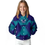 personalized charlotte hornets spider mark teal varsity jacket best selling.webp