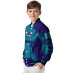 personalized charlotte hornets spider mark teal varsity jacket best selling.webp