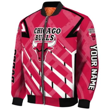 personalized chicago bulls chevron angles red bomber jacket best selling
