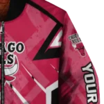 personalized chicago bulls chevron angles red bomber jacket best selling