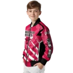 personalized chicago bulls chevron angles red bomber jacket best selling