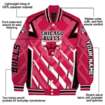 personalized chicago bulls chevron angles red varsity jacket best selling.webp