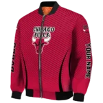 personalized chicago bulls chevron arrow red bomber jacket best selling