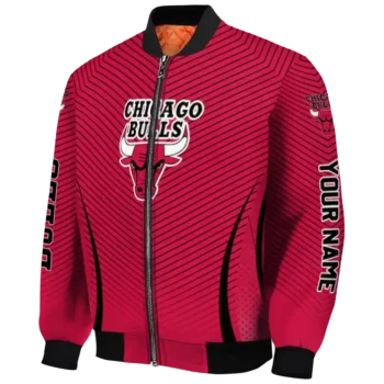 personalized chicago bulls chevron arrow red bomber jacket best selling