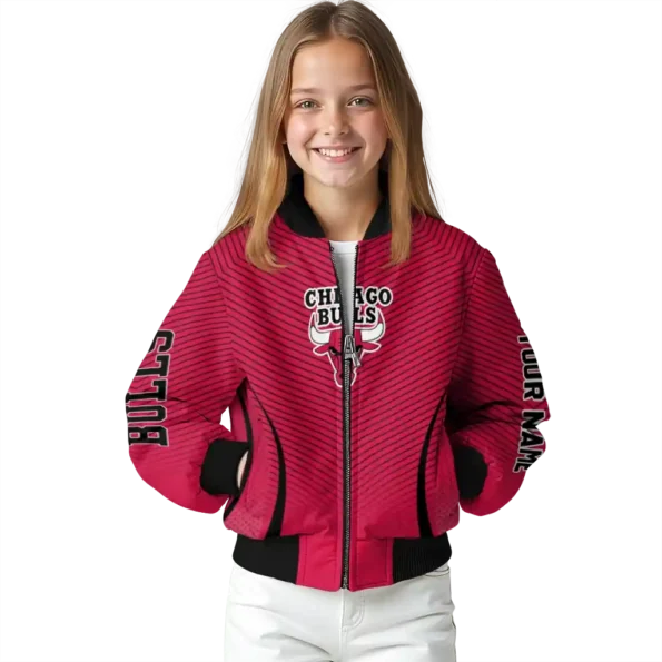 personalized chicago bulls chevron arrow red bomber jacket top rated