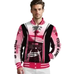 personalized chicago bulls mesh effect red black varsity jacket best selling.webp