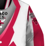 personalized chicago bulls v stripes red white varsity jacket best selling.webp