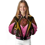 personalized cleveland cavaliers mesh chest black varsity jacket best selling.webp