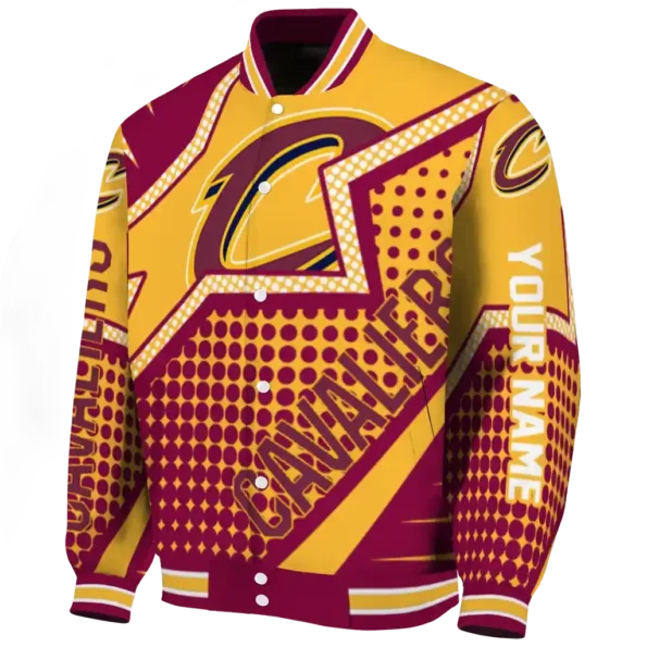 personalized cleveland cavaliers star burst wine varsity jacket best selling.webp