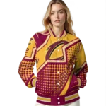 personalized cleveland cavaliers star burst wine varsity jacket best selling.webp